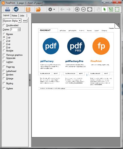 FinePrint İndir Full v12.03 & PdfFactory Pro v9.03